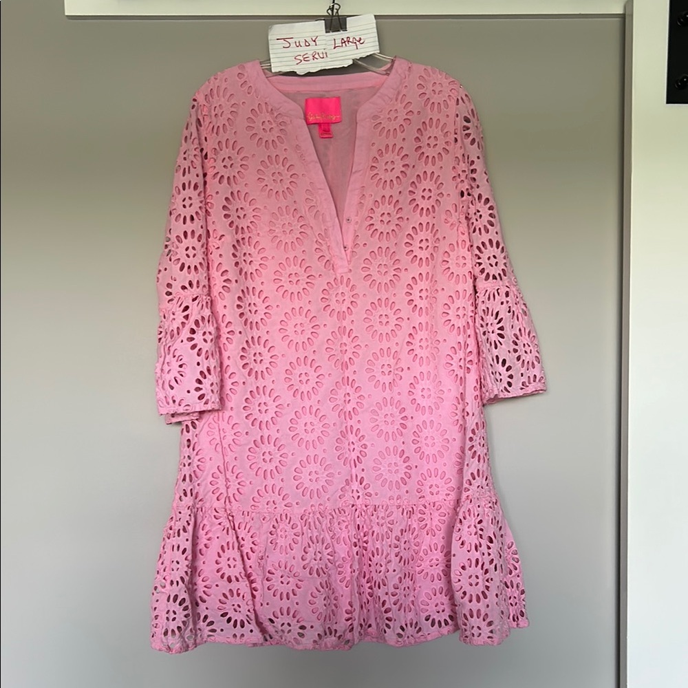 Lilly Pulitzer Pink Lace Dress!